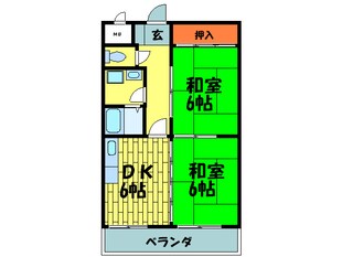 カサグランディ鴻池の物件間取画像